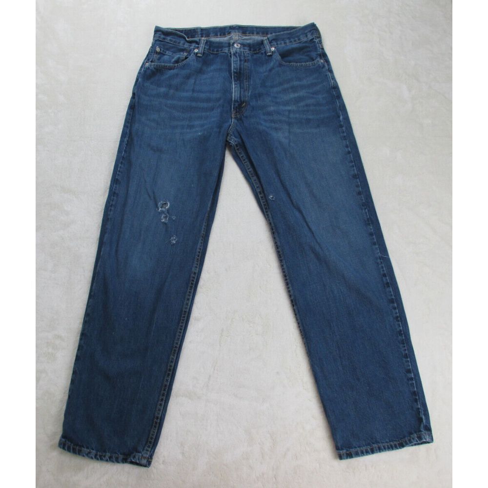 Levi's 550 Pants Mens 36 Blue Denim Jeans Relaxed Fit 00s Casual 36X32*‎
